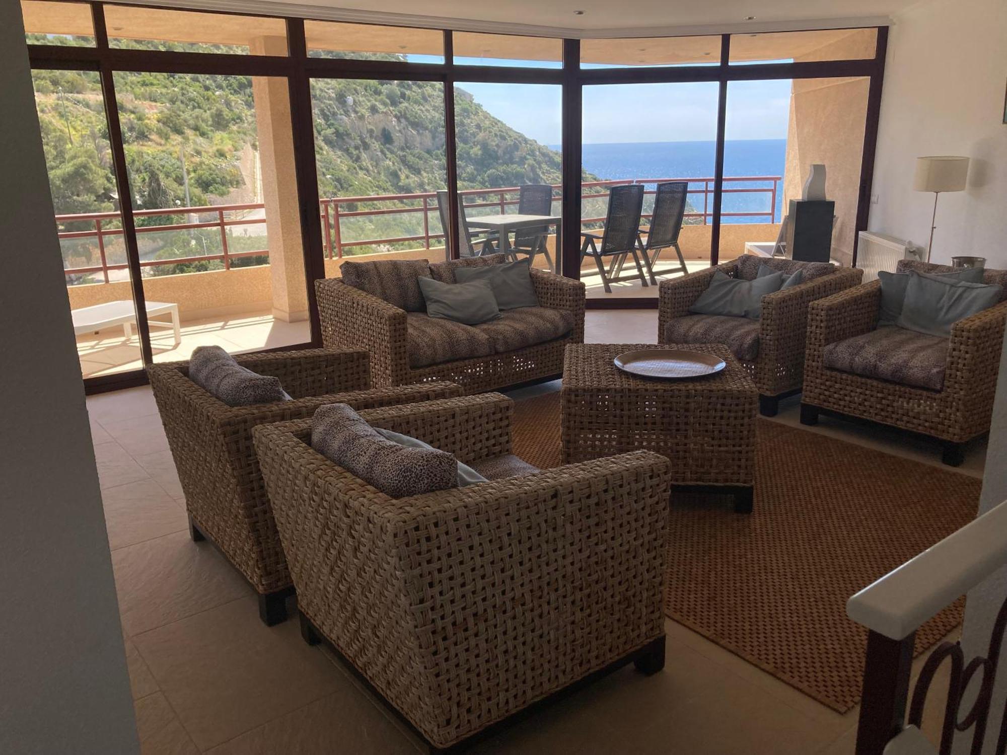Apartamento Atico Duplex Penthouse Rosa Marina Club Nautico Calpe Penon Sea View Exterior foto